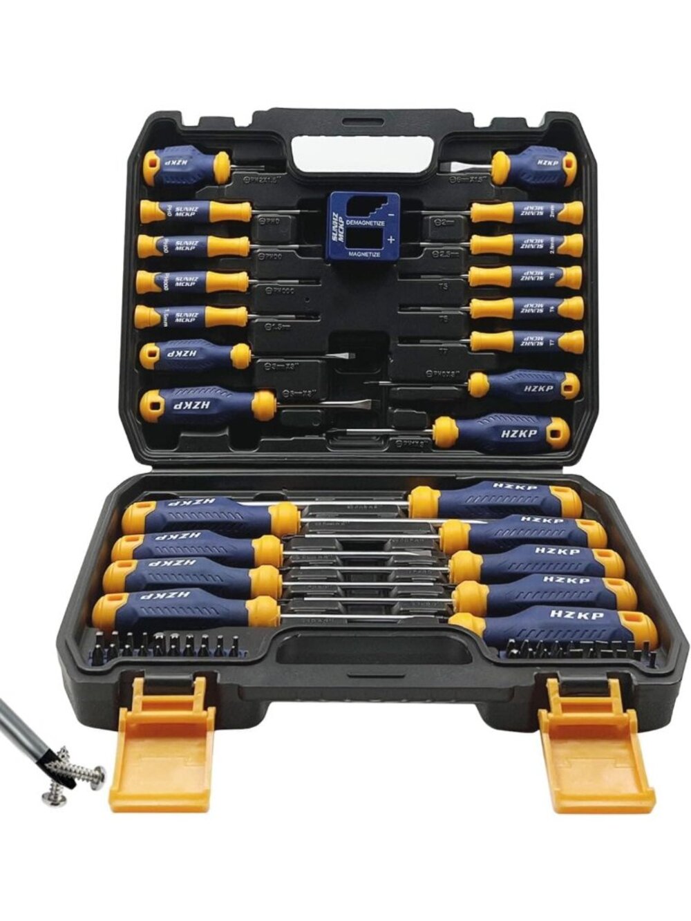 66-Piece Magnetic Screwdriver Set, Mini Precision Tools with Replaceable Bits